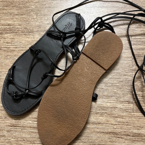 Madewell wrap sandal - Picture 3 of 4